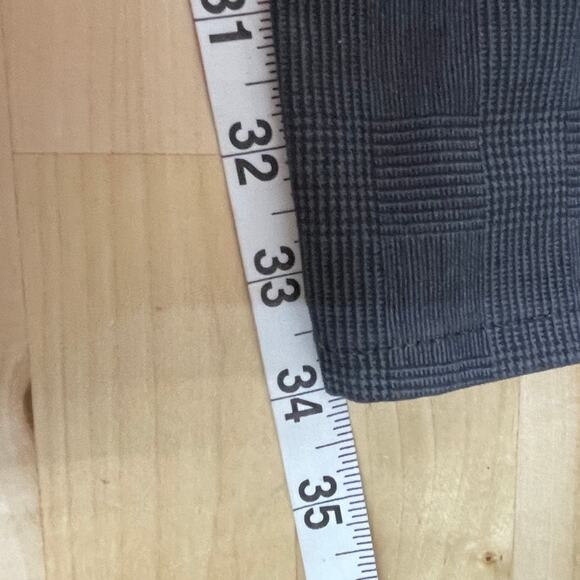 AG Adriano Goldschmied The Everett Slim Straight Gray Plaid Pants Men's 38 x 34 - Picture 9 of 9